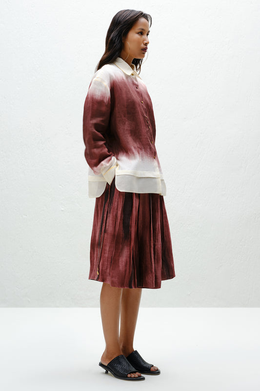 Brown Brushwash Shirt