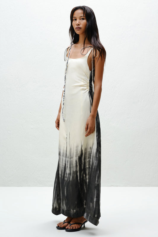 Charcoal Drift Dress