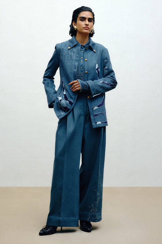 Handwoven Denim Jacket