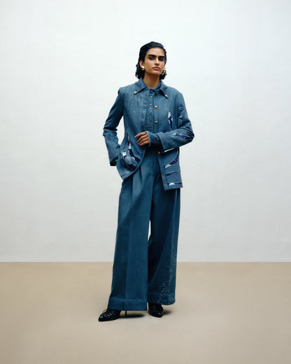 Handwoven Denim Jacket