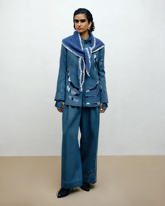 Handwoven Denim Jacket