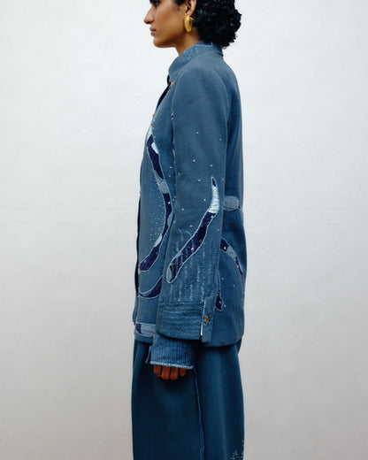 Handwoven Denim Jacket