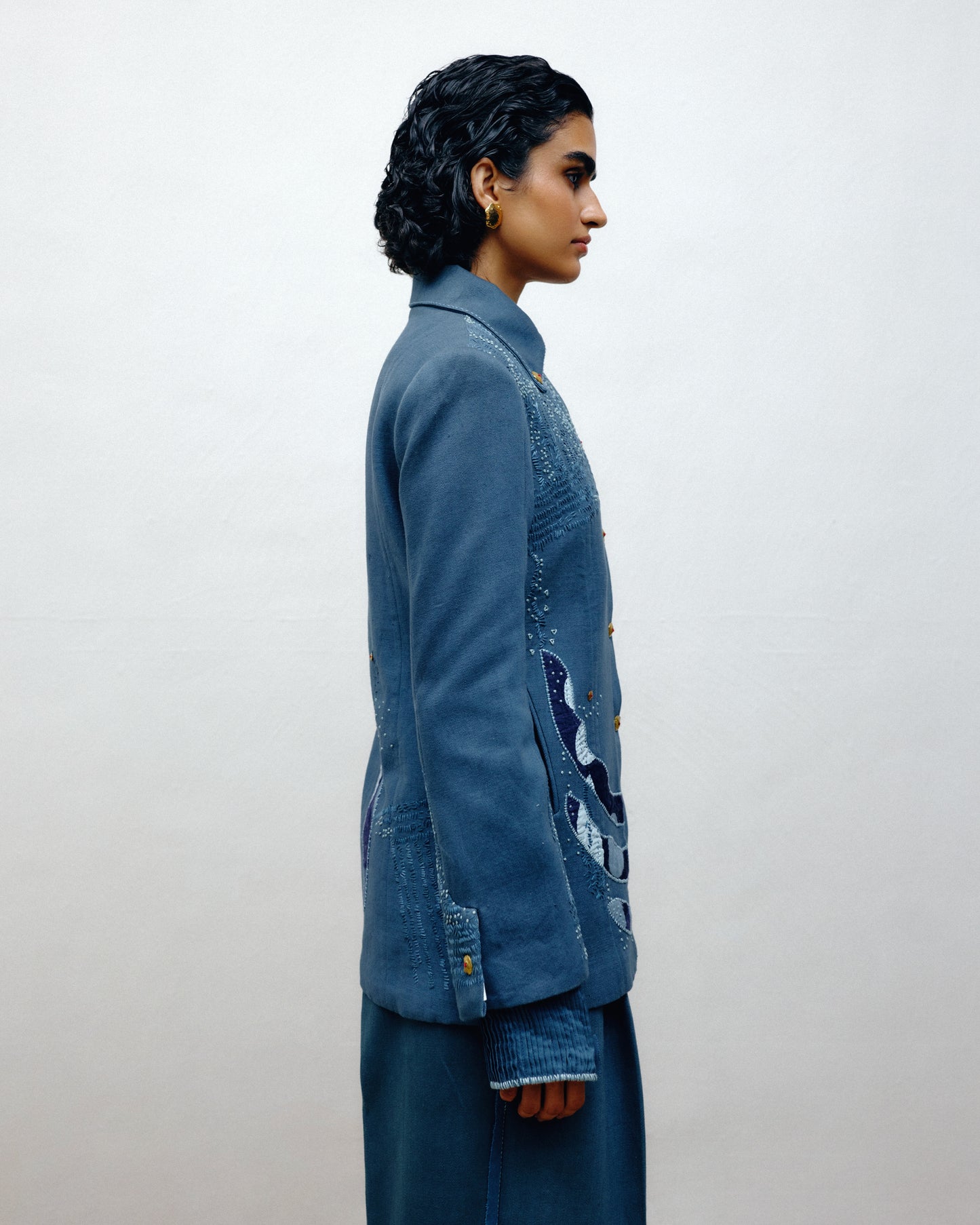 Handwoven Denim Jacket