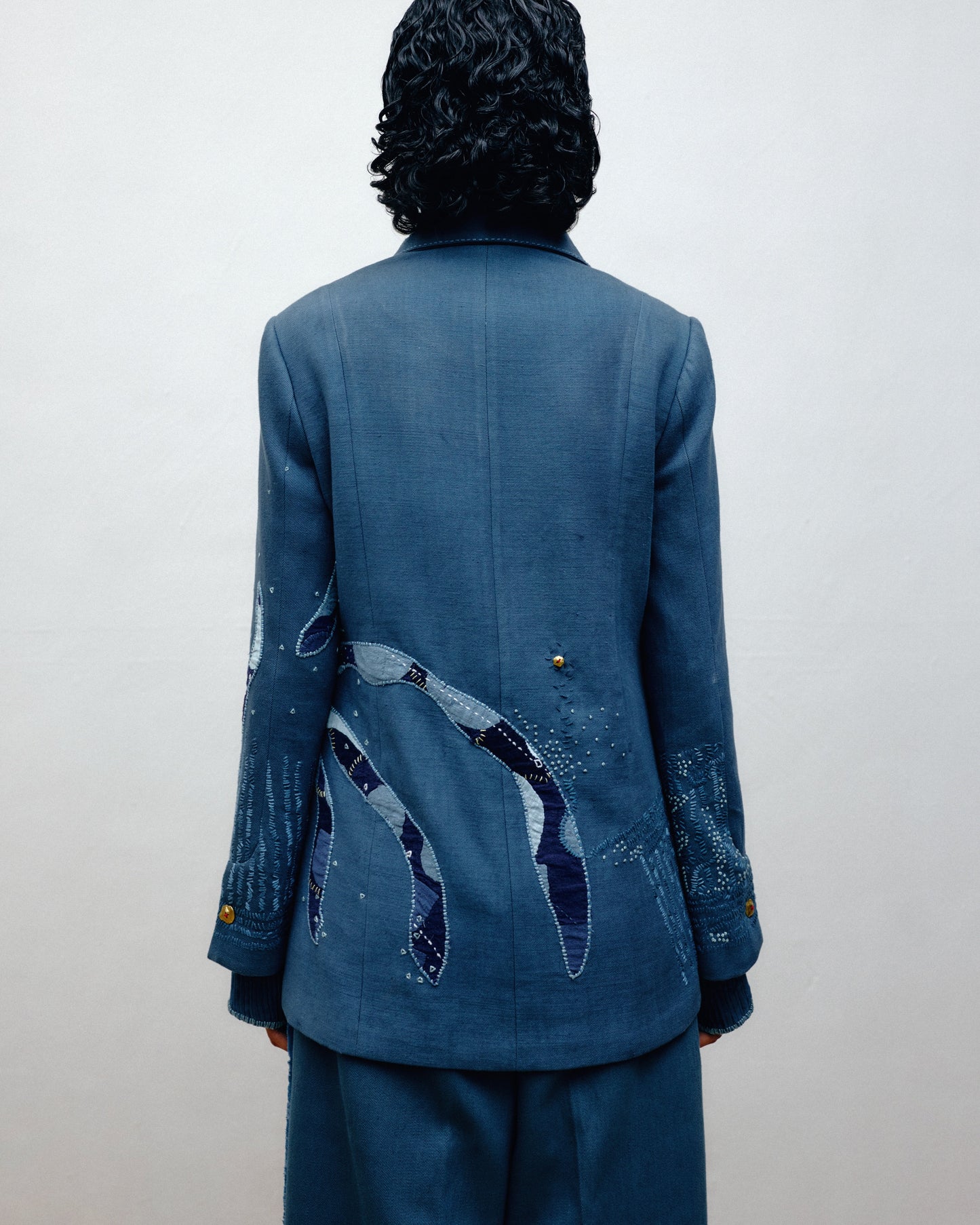 Handwoven Denim Trousers