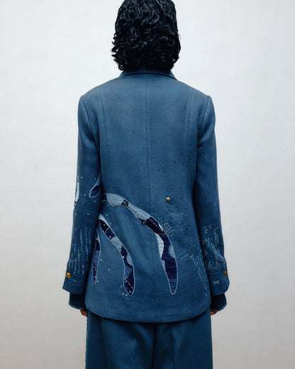 Handwoven Denim Trousers