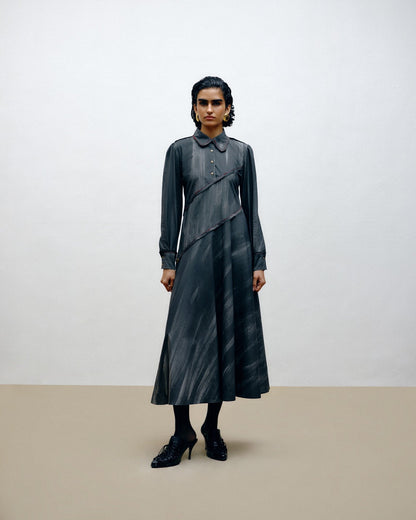 Hand-Painted Cotton Dress