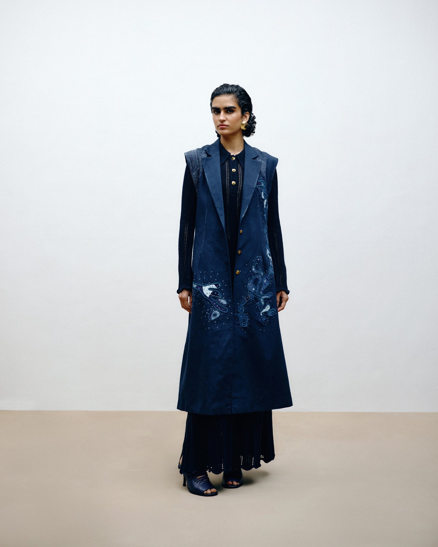 Herringbone Knitted Dress