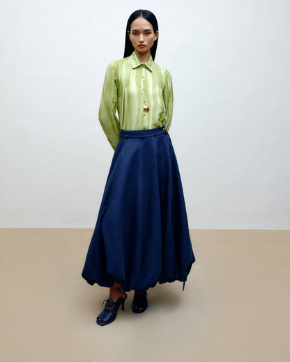 Hand-Painted Silk Shirt