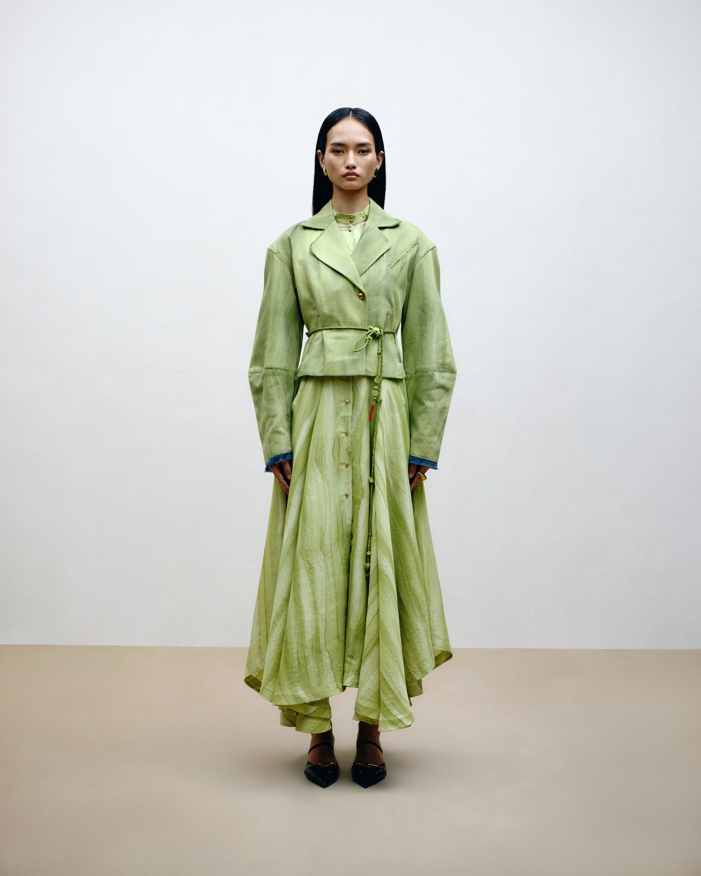 Hand-Painted Panel Dress