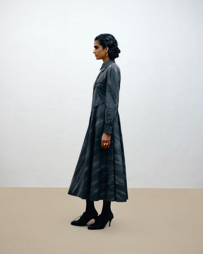 Hand-Painted Cotton Dress