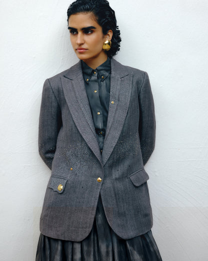 Herringbone Tailored Jacket