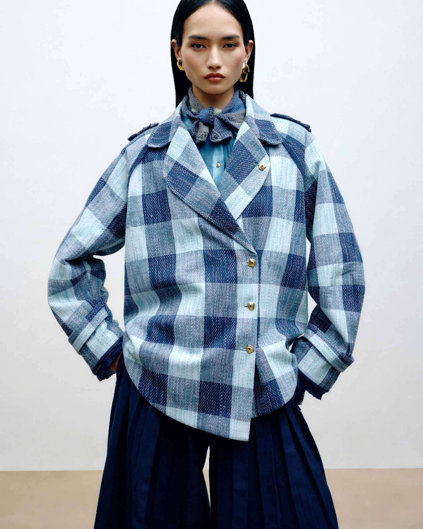 Asymmetric Cotton Jacket