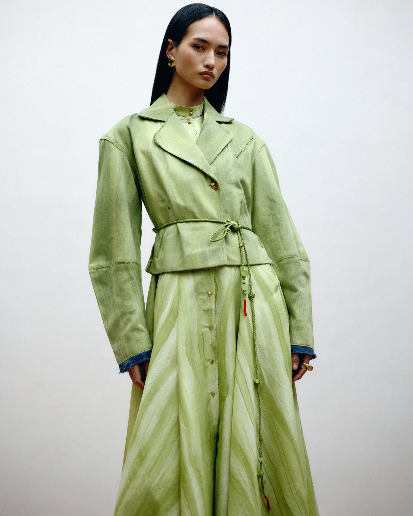 Hand-Painted Denim Jacket