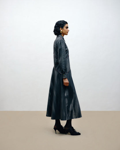 Hand-Painted Cotton Dress