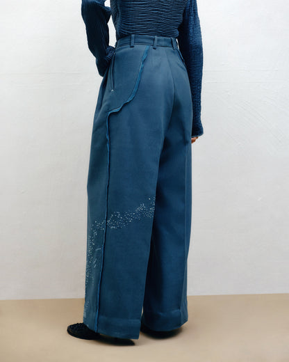 Handwoven Denim Trousers