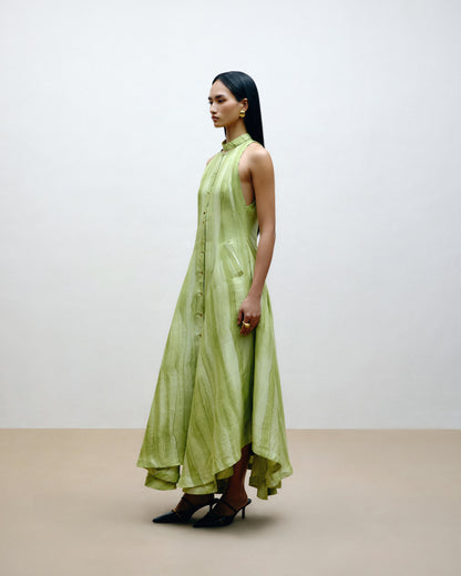 Hand-Painted Panel Dress