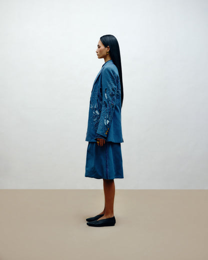 Single-Breasted Denim Jacket