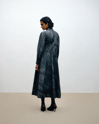 Hand-Painted Cotton Dress