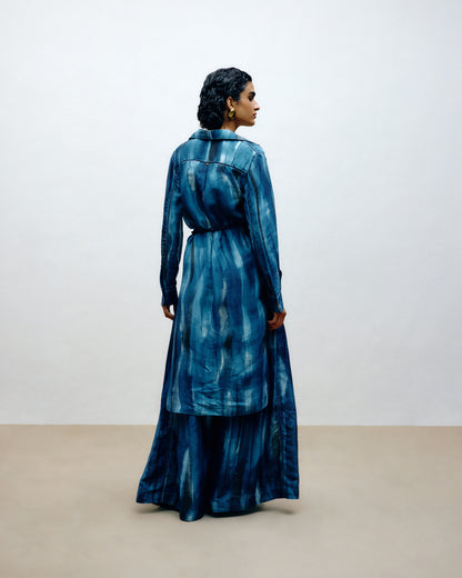 Hand-Painted Silk Trousers