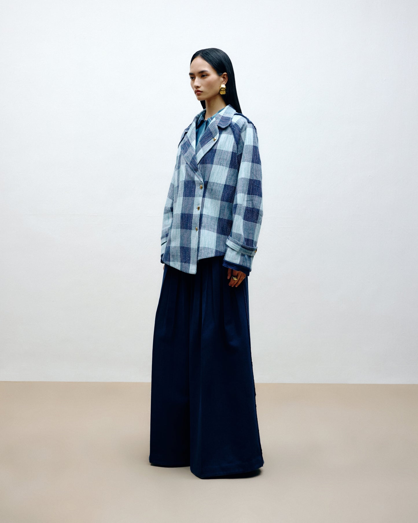 Asymmetric Cotton Jacket