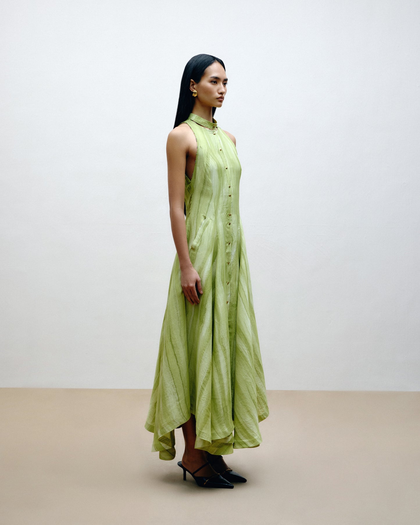 Hand-Painted Panel Dress