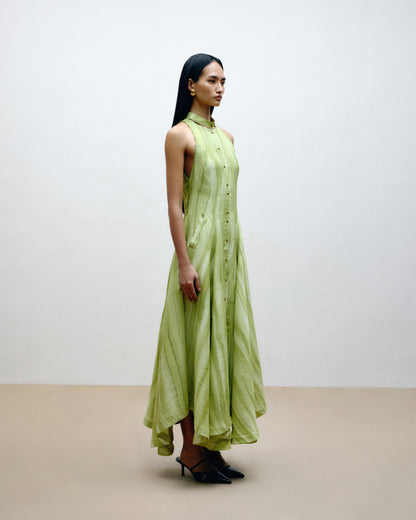 Hand-Painted Panel Dress