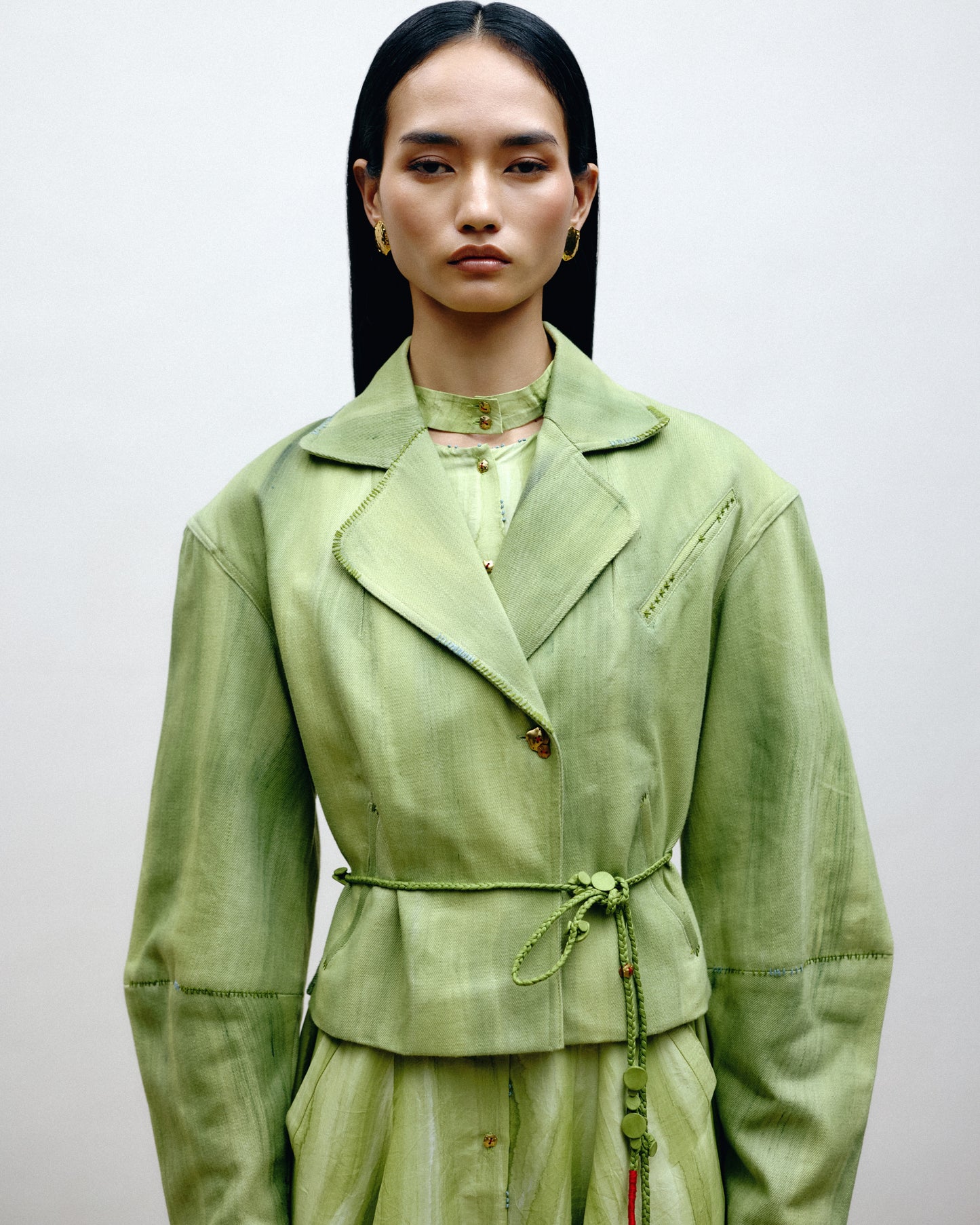 Hand-Painted Denim Jacket