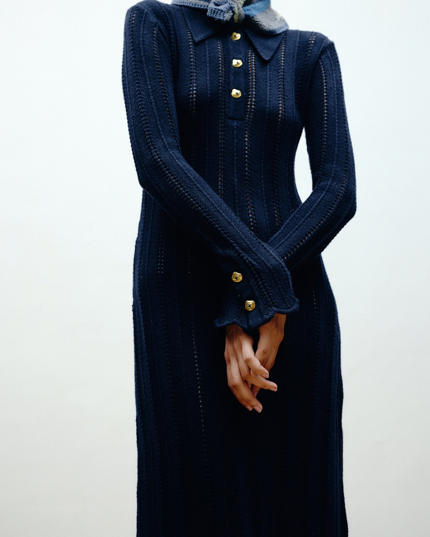 Herringbone Knitted Dress