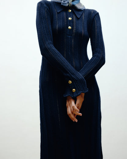 Herringbone Knitted Dress