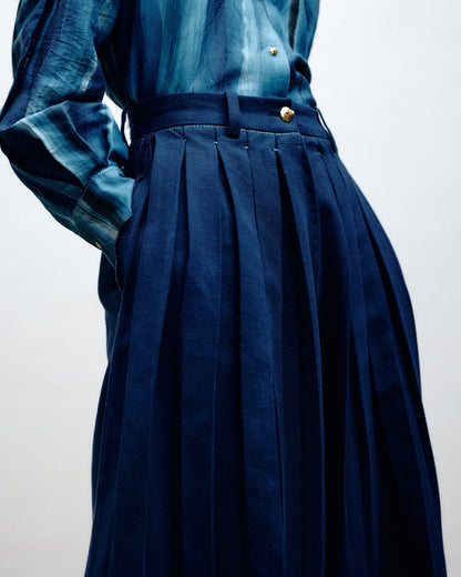 Box Pleated Trousers