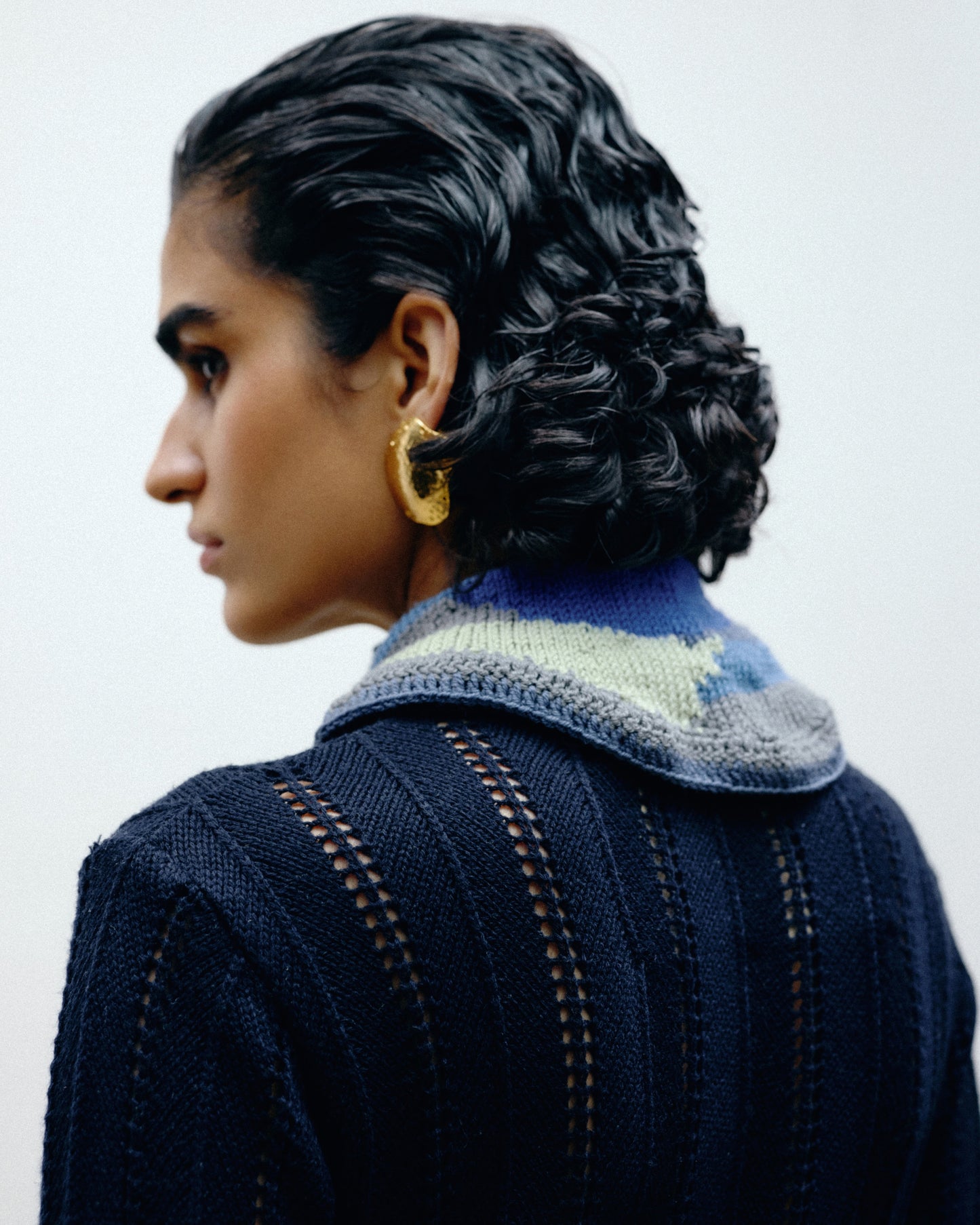 Herringbone Knitted Dress