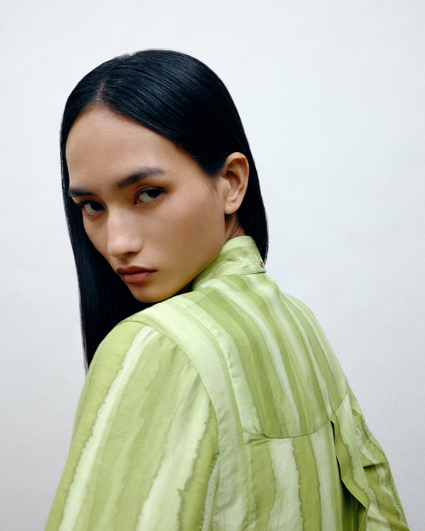 Hand-Painted Silk Shirt