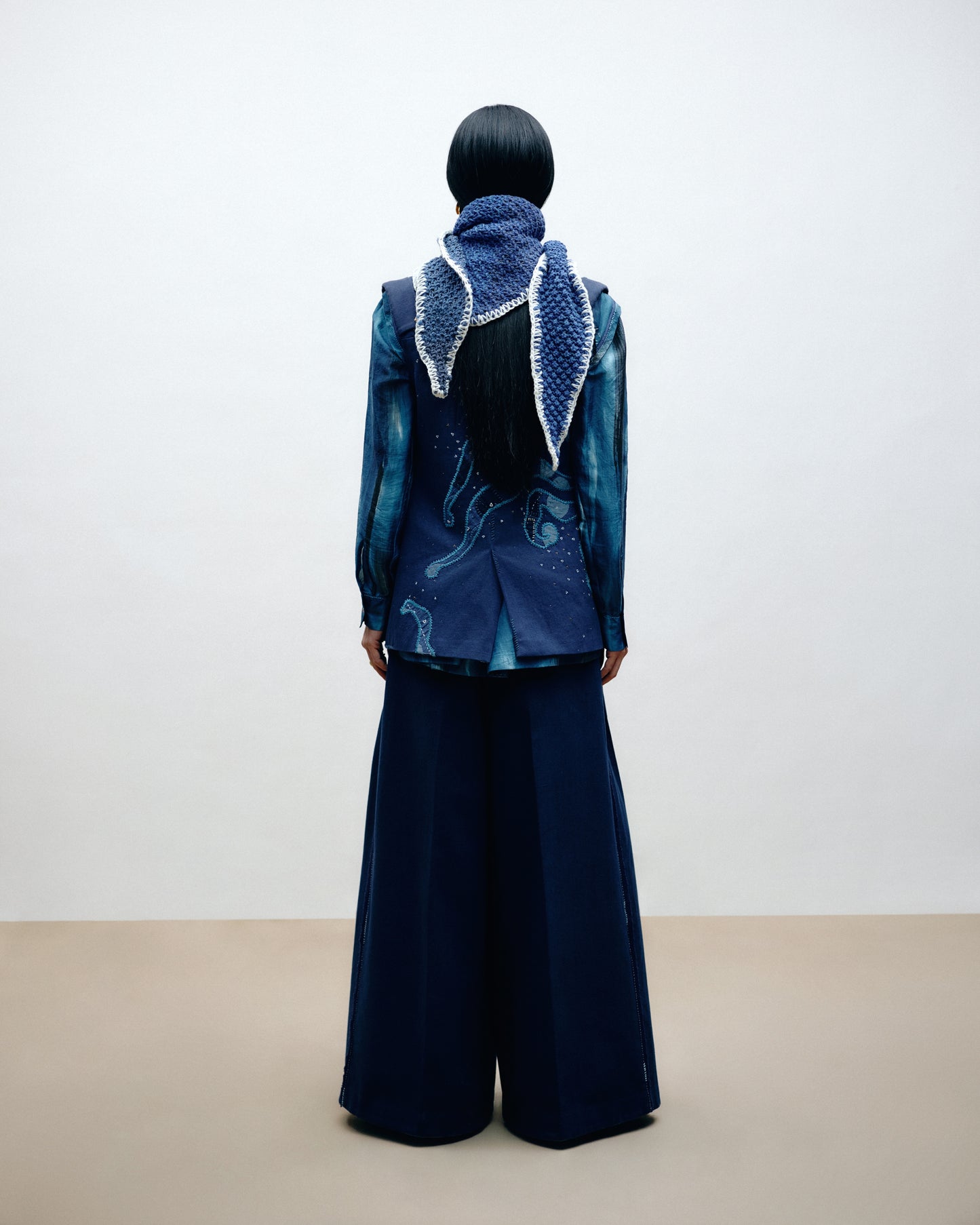 Sleeveless Tailored Jacket