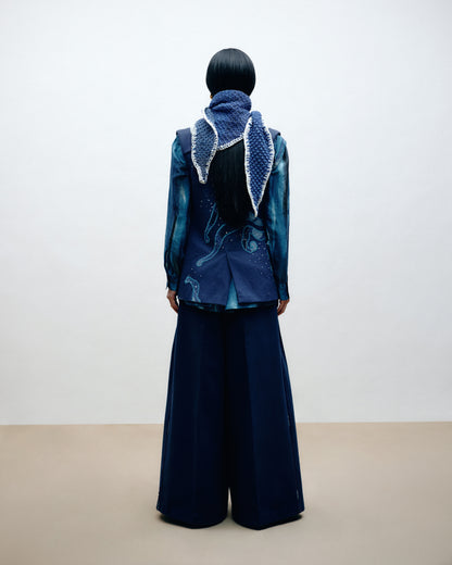Sleeveless Tailored Jacket