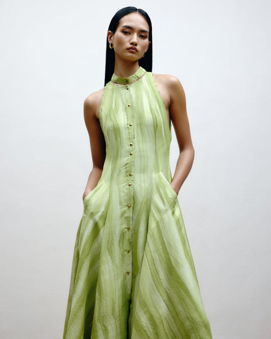 Hand-Painted Panel Dress