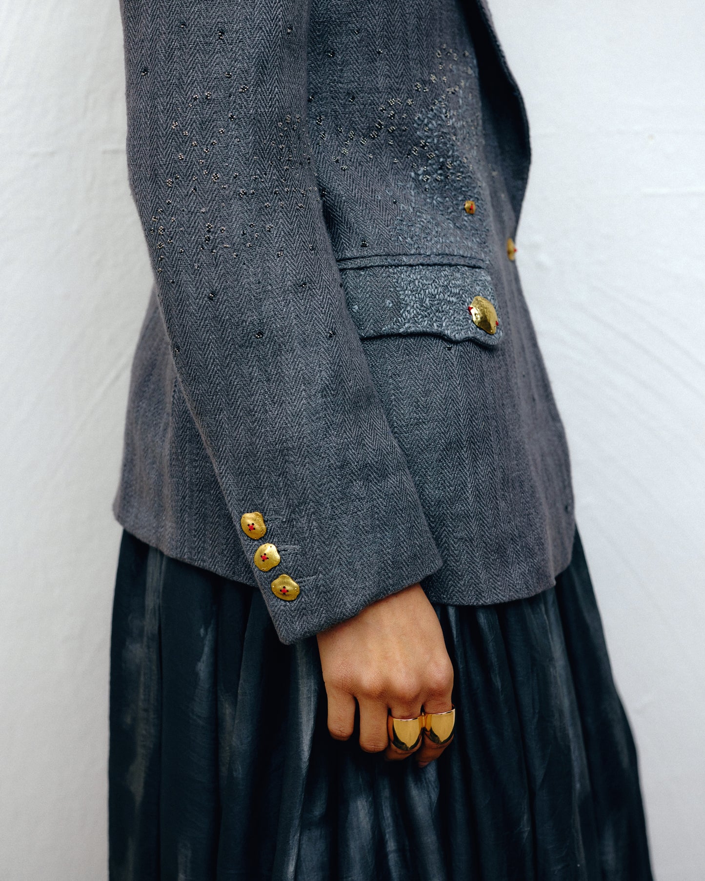 Herringbone Tailored Jacket