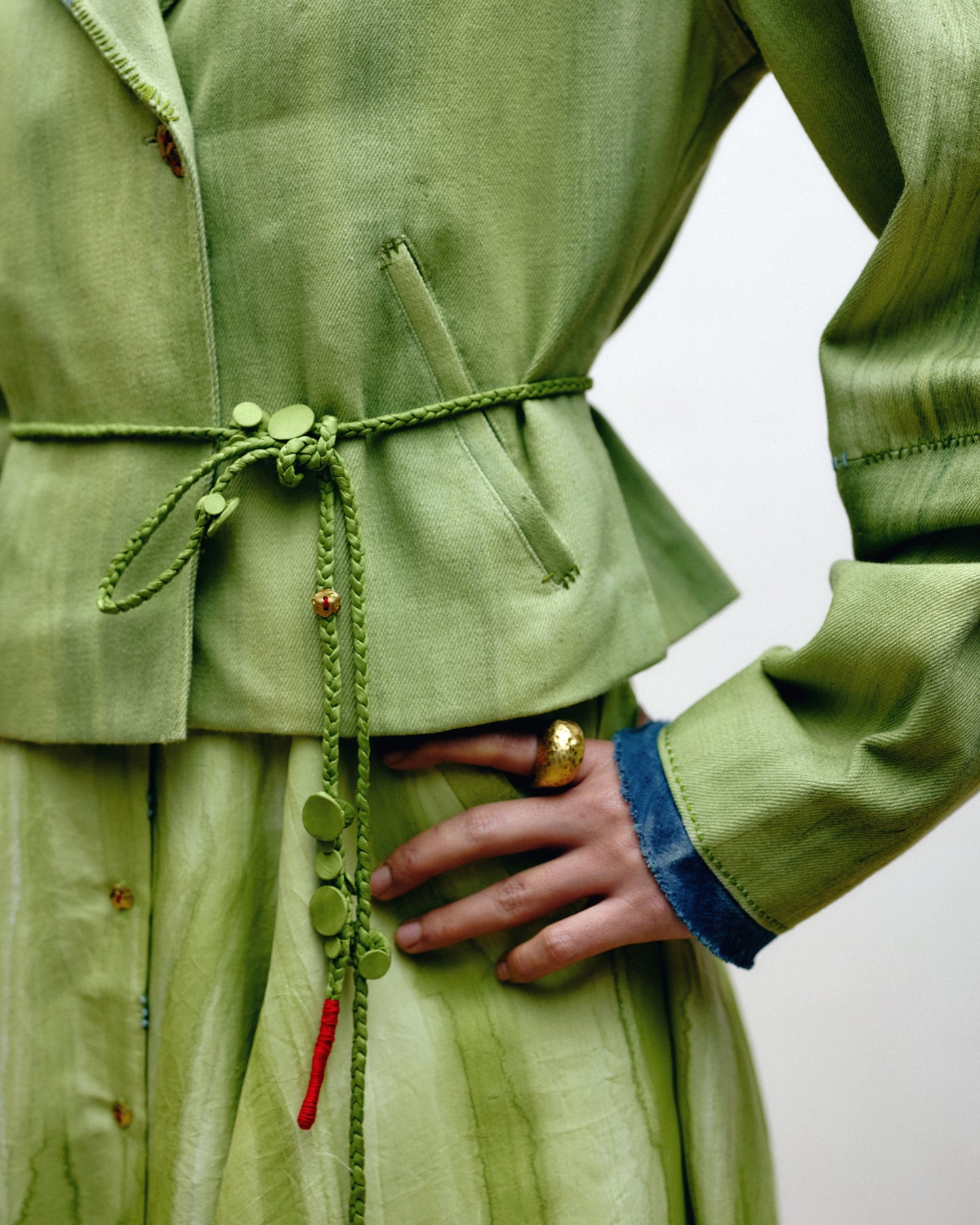 Hand-Painted Denim Jacket