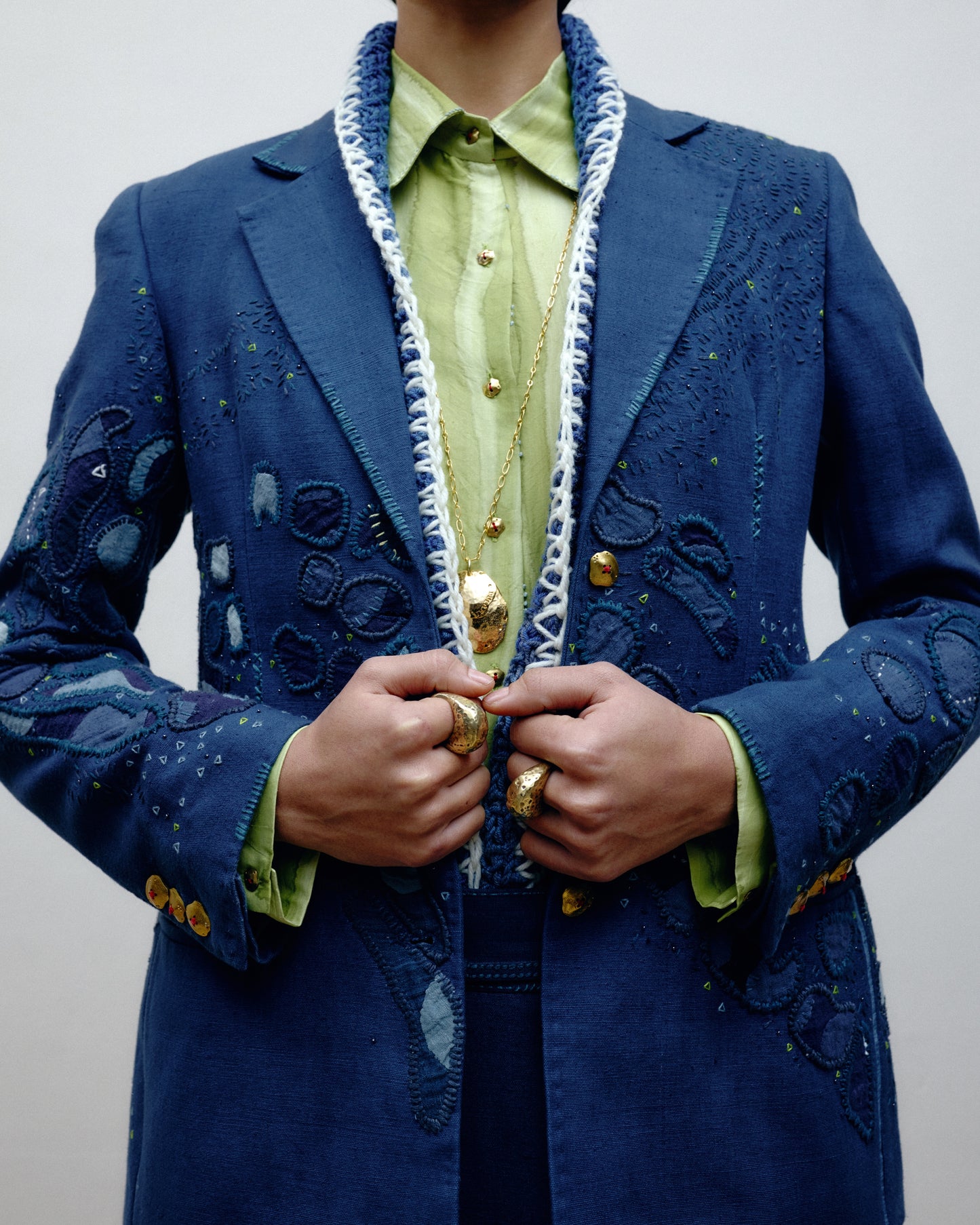 Embroidered Cotton Jacket
