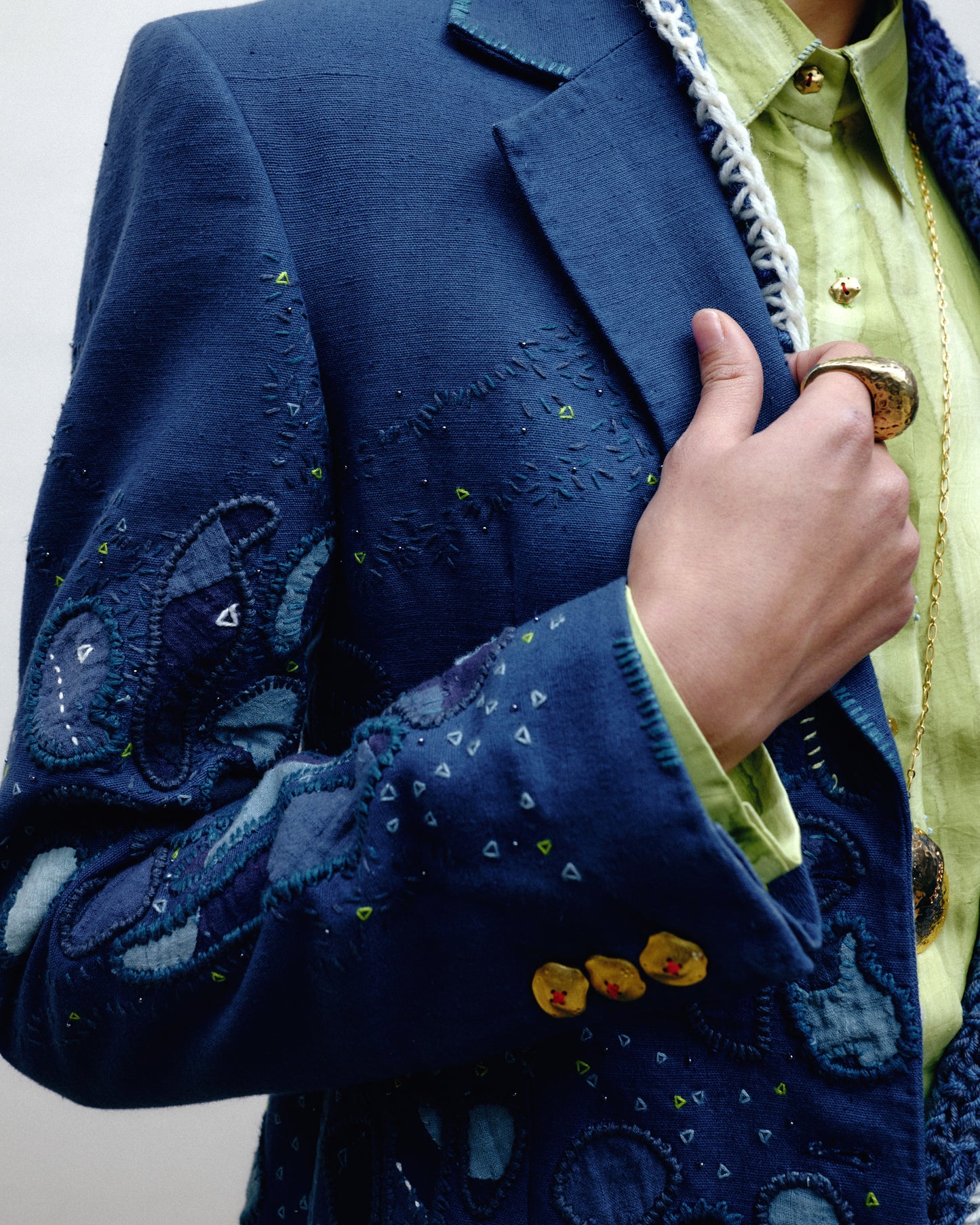 Embroidered Cotton Jacket