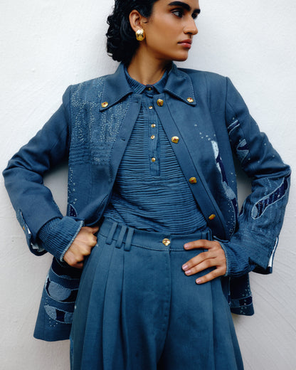 Handwoven Denim Trousers