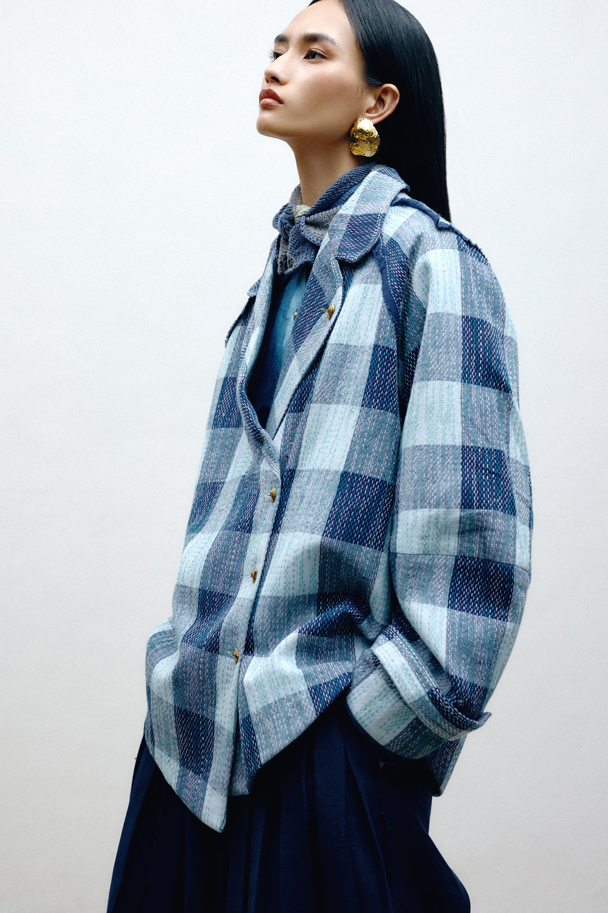Asymmetric Cotton Jacket