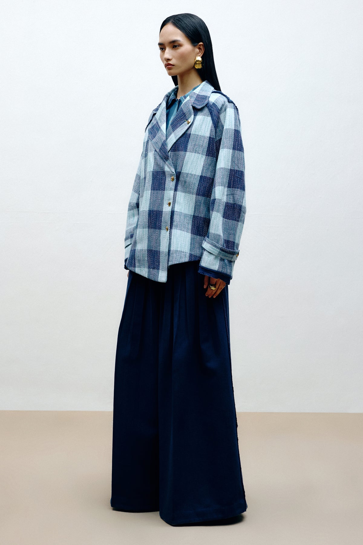 Asymmetric Cotton Jacket
