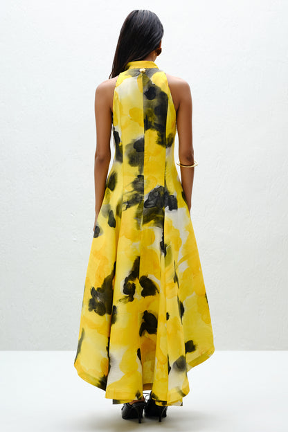Blotch Halter Dress