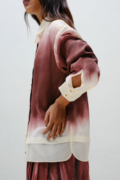 Brown Brushwash Shirt