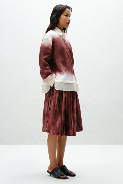 Brown Brushwash Shirt