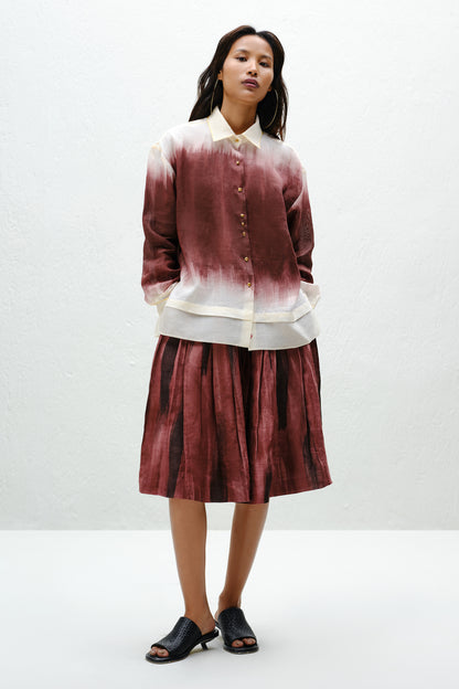Brown Brushwash Shirt