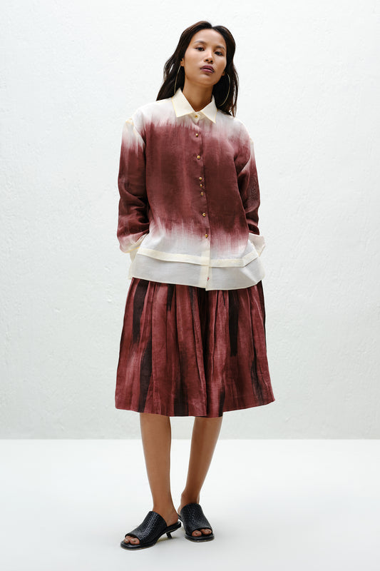 Brown Brushwash Shirt