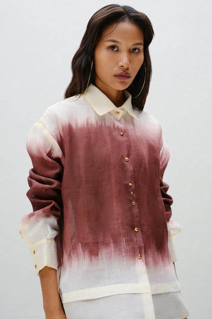 Brown Brushwash Shirt