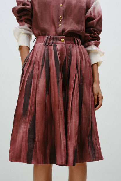 Brown Flowy Culottes
