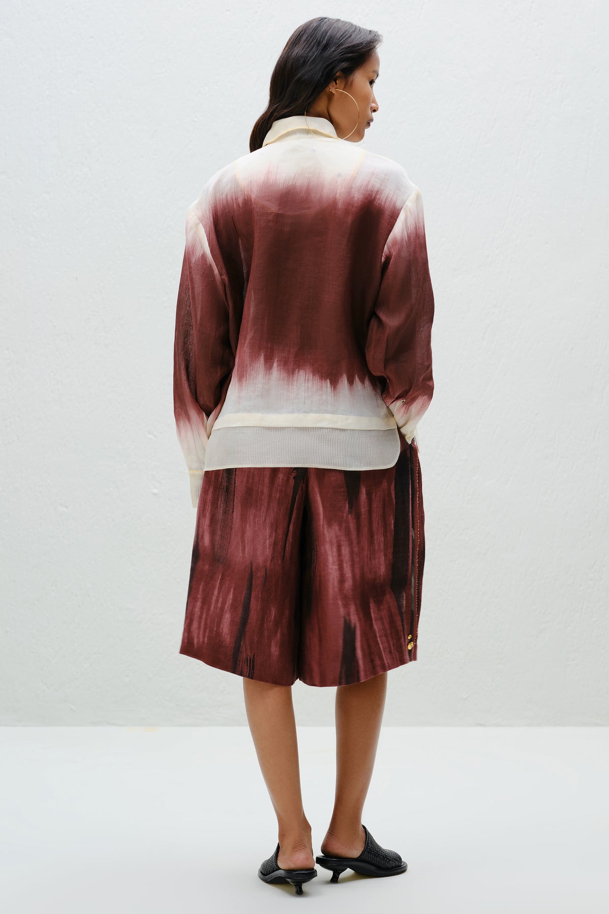 Brown Flowy Culottes